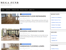 Tablet Screenshot of megafund.org